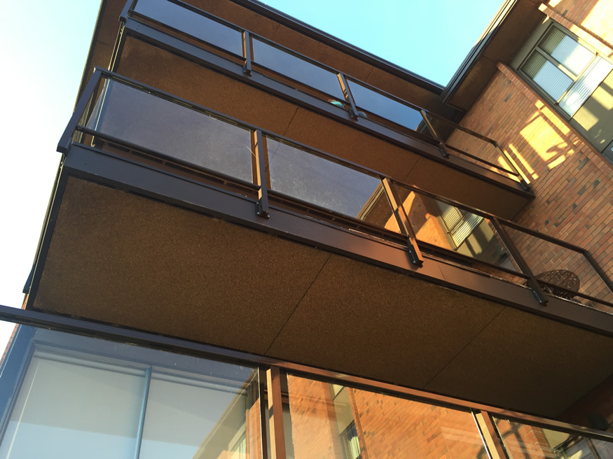 classic glass 3 level 2 aluminum railings 1