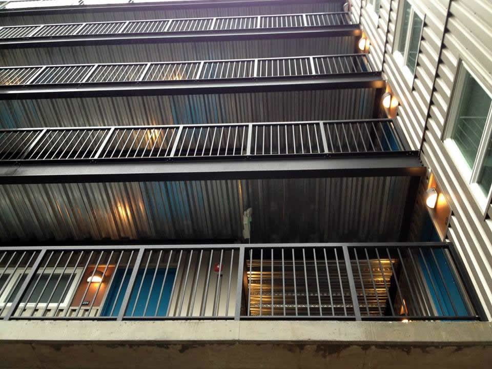 Picket-Aluminum-Railings-Black-Multilevel picket aluminum railings black multilevel