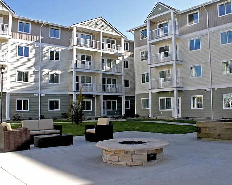 Picket-Aluminum-Railings-Multilevel-Common-Area picket aluminum railings multilevel common area