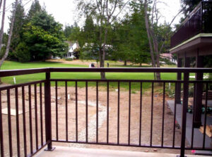 picket and glass double top picket railing 8