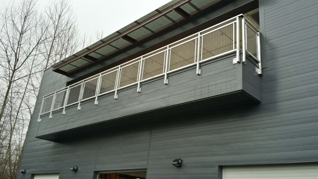 Stylish and Durable Woven Mesh Railings | American Railworks