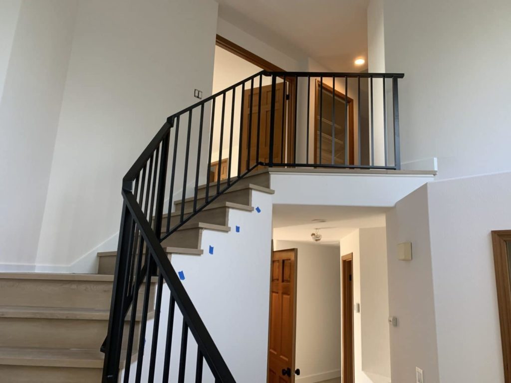 a staircase in a house