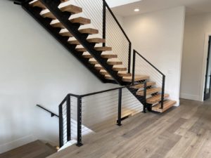 a staircase in a house