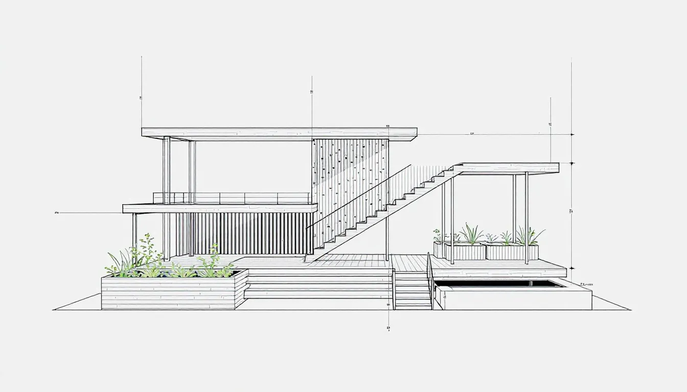 Installation tips for multi level decks.