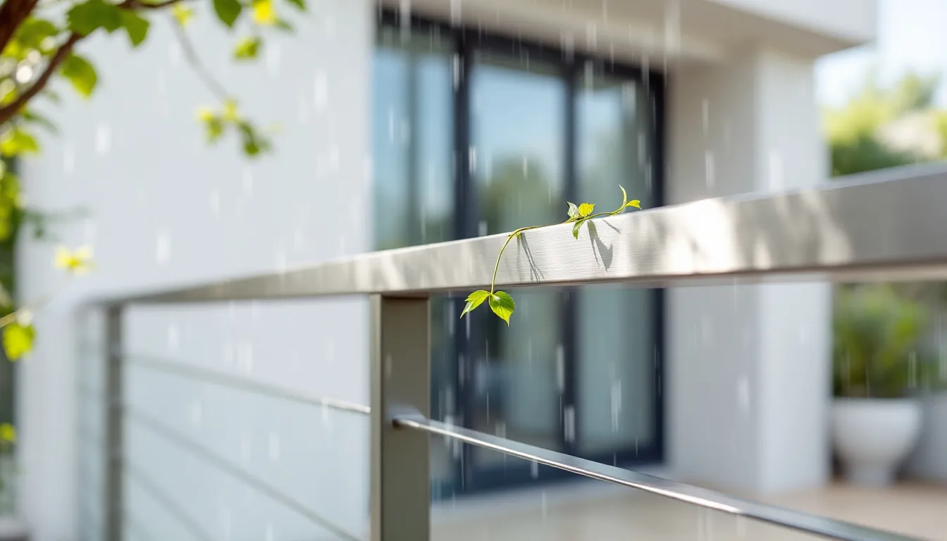 Durability features of aluminum railings against weather elements.