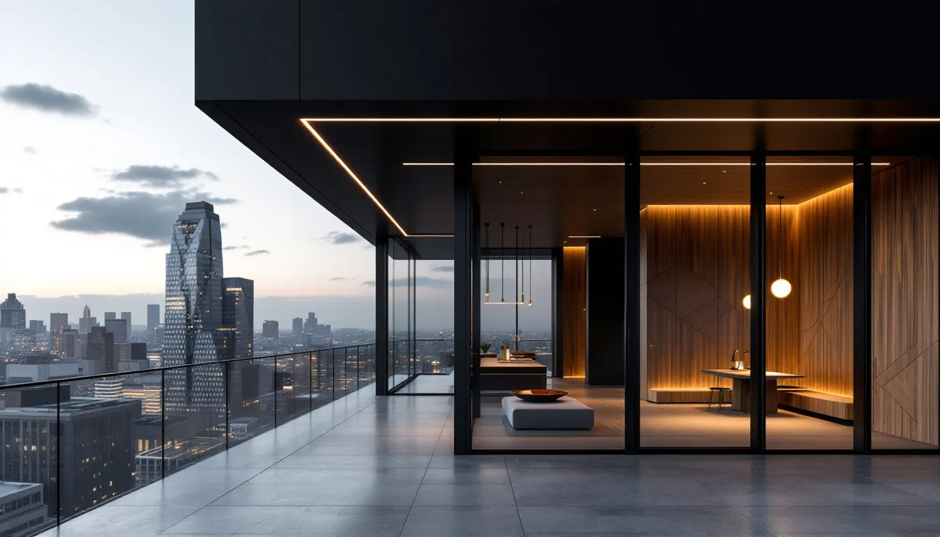 Modern design elements enhancing the appeal of rental properties.