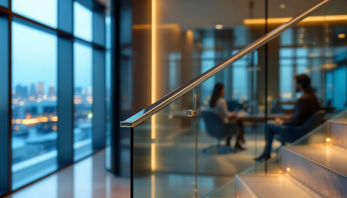 Quality craftsmanship in metal railings.