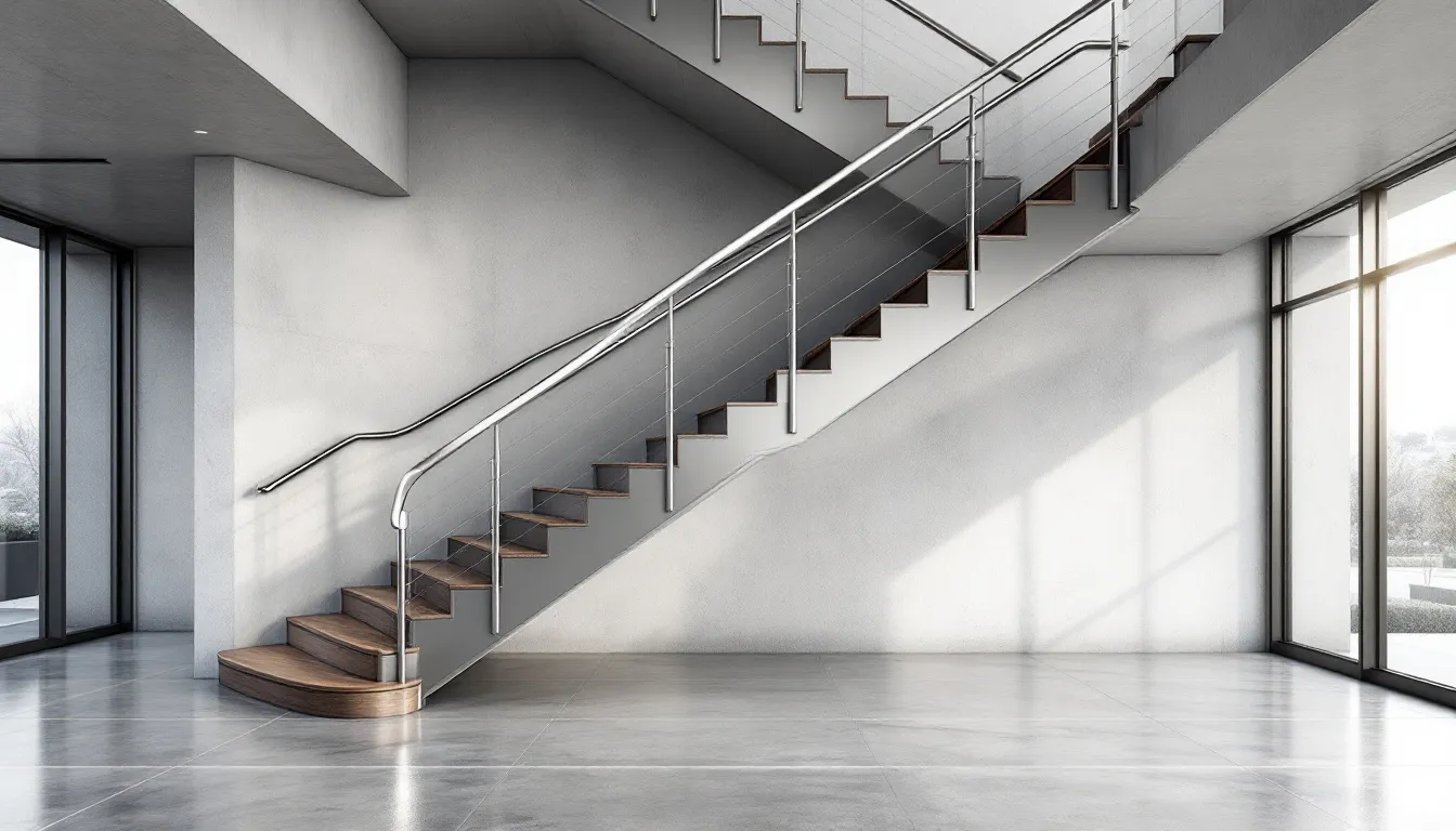Professional installation of custom aluminum railings.