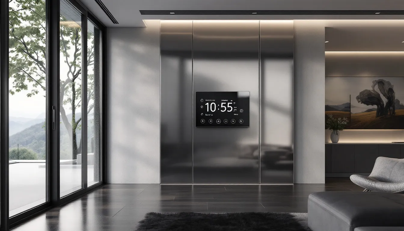 Climate control systems integrated into smart home designs.