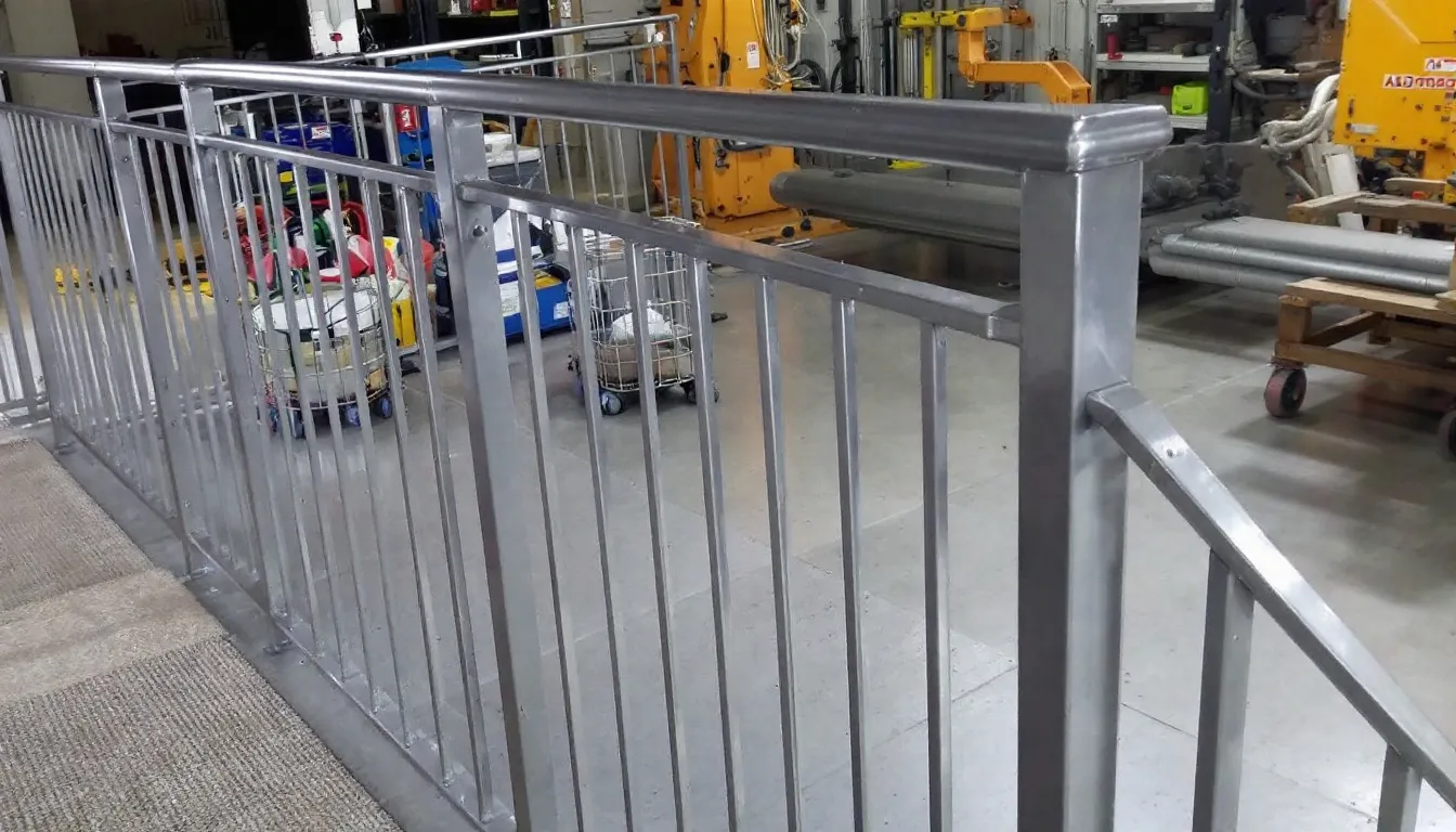 A well-maintained railing system that exemplifies durability and quality craftsmanship.