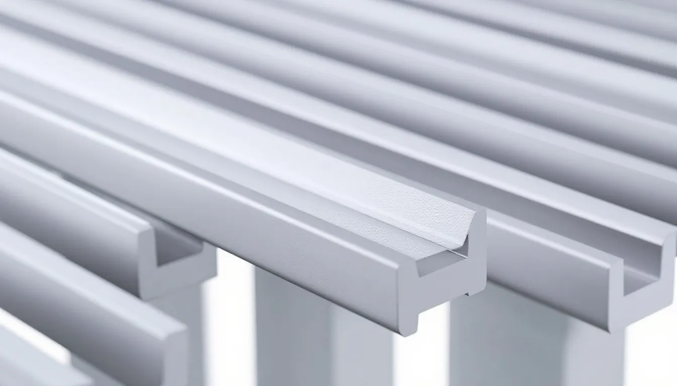 Close-up view of aluminum deck railings highlighting their benefits.