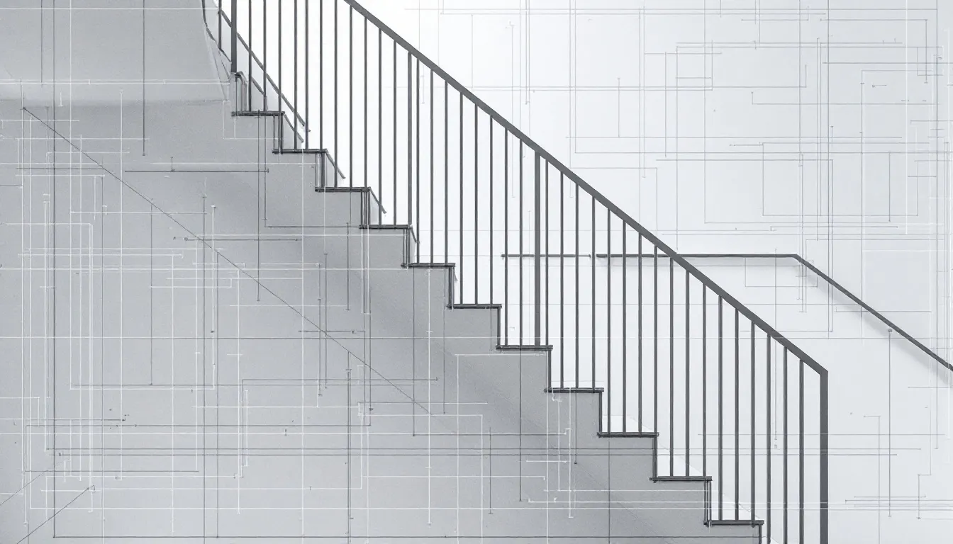 A visual representation of lightweight aluminum railings with high strength.